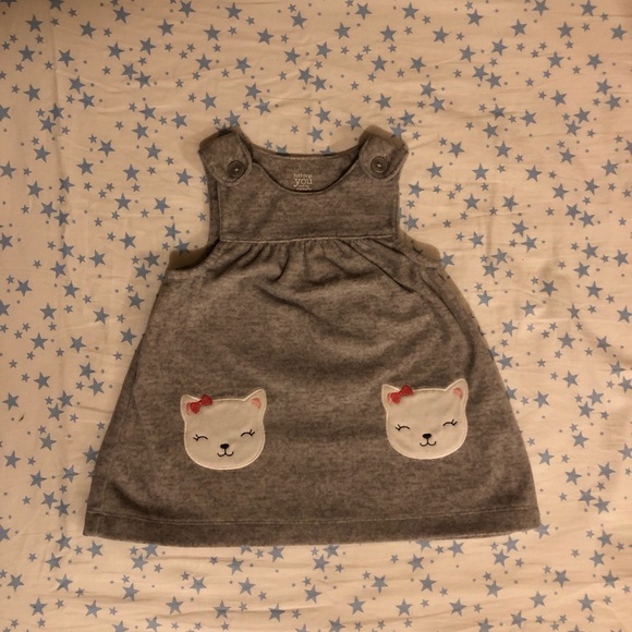 Carter's Other - ❤️ Carter’s fleece kitty dress